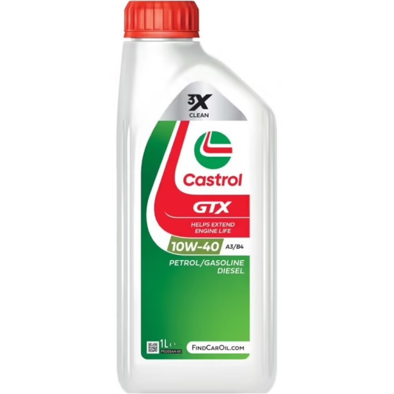 Castrol GTX Ultraclean 10W40 Engine Oil (1L)